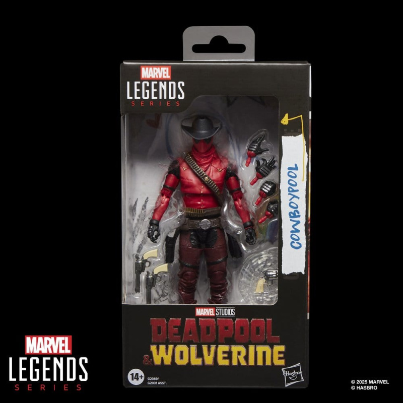 Deadpool & Wolverine Marvel Legends Action Figure Cowboypool 15 cm 11