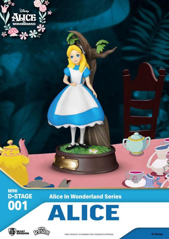Alice in Wonderland: Alice 10 cm Mini Diorama Stage PVC Statue - Beast Kingdom Toys