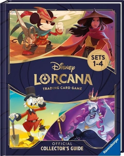 Disney Lorcana TCG Book The Official Collector's Guide: Sets 1-4 *English Version*