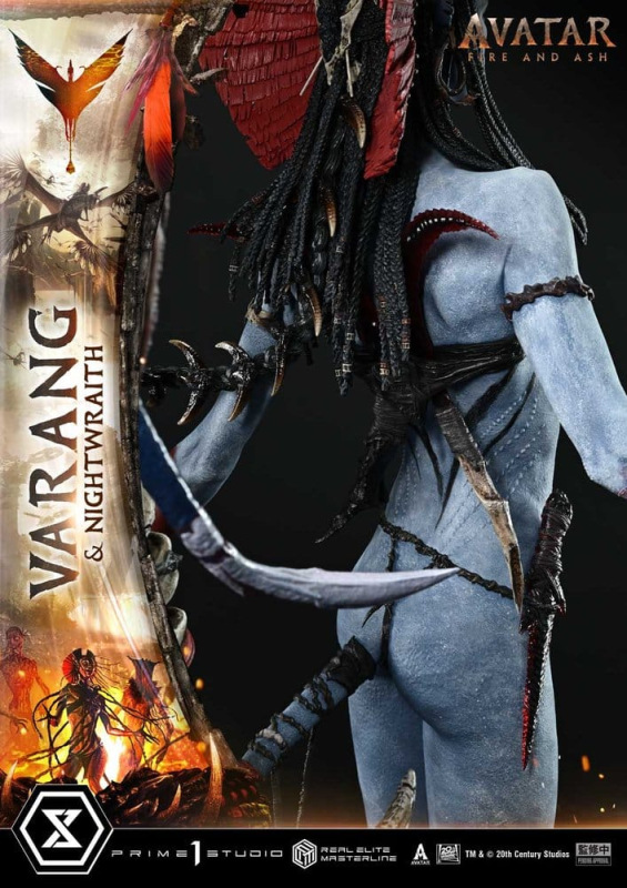 Avatar: Fire and Ash (Film) Real Elite Masterline Series Statue 1/4 Varang & Nightwraith Avatar Lega 13
