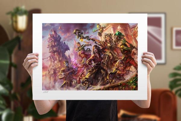 Critical Role Bells Hells: The Draw of Destiny 61 x 46cm Art Print - Sideshow Collectibles