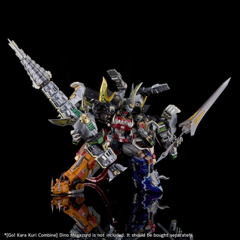 Power Rangers Go! Kara Kuri Combine Action Figure Dragonzord 21 cm 9