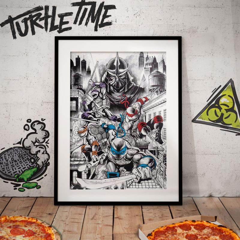 Teenage Mutant Ninja Turtles Art Print 40th Anniversary Limited Edition 42 x 30 cm