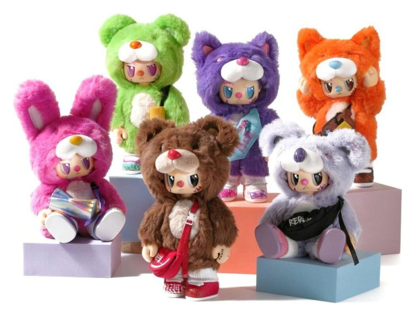 Rebel Bears Plush Action Figures Blind Box Movable Series Display 18 cm (6) 8