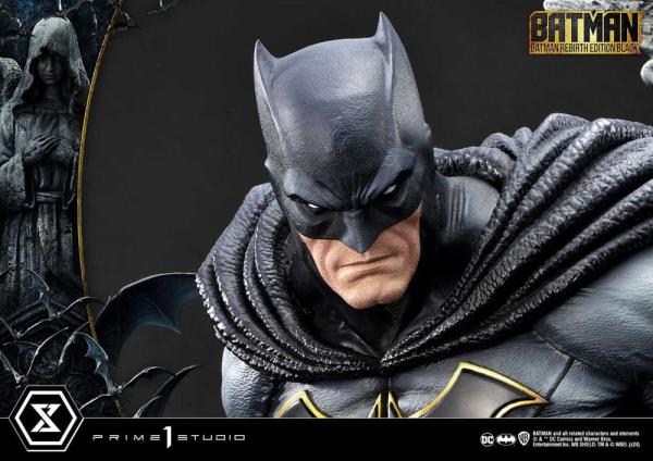 Batman Ultimate Premium Masterline Series Statue 1/4 Batman Rebirth Edition Black Deluxe Bonus Versi