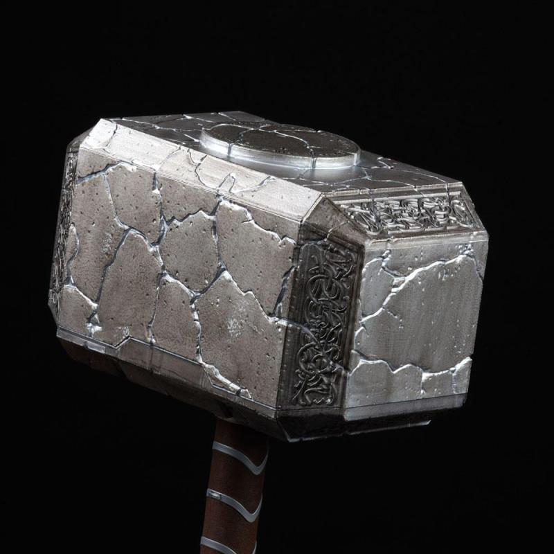 Thor: Love and Thunder Marvel Legends 1/1 Mighty Thor Mjolnir Premium Electronic Roleplay Hammer 49