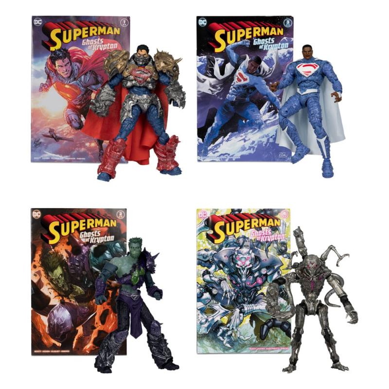 DC Direct Action Figures 18 cm Superman Wave 5: Superman - Ghosts of Kryton Assortment (6)