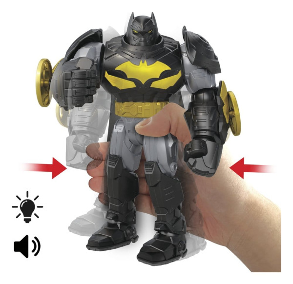 DC Premier Action Figure with Sound & Light Mecha Suit Batman 18 cm 1