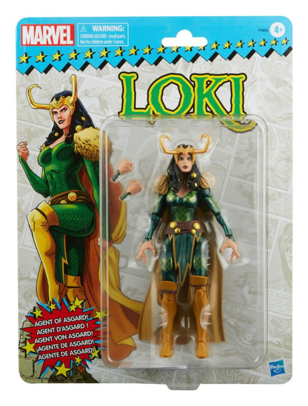 Marvel Legends Retro Collection Series Action Figure 2022 Loki - Agent of Asgard 10 cm 8