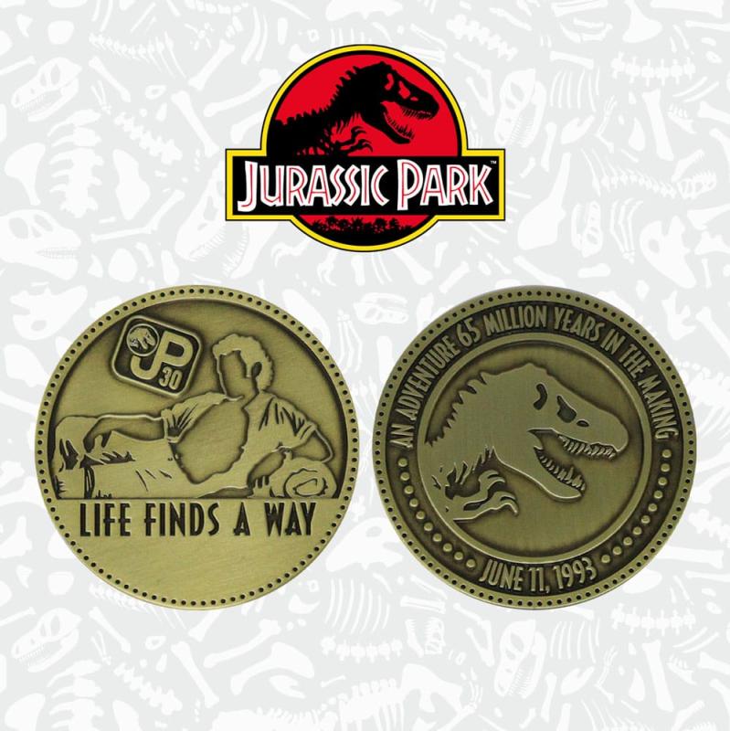 Jurassic Park Collectable Coin 30th Anniversary Limited Edition