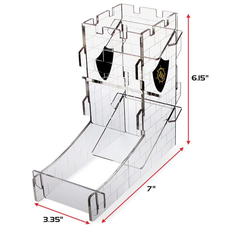 Enhance Tabletop Series Dice Tower Clear 4