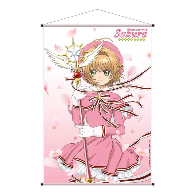 Cardcaptor Sakura Clear Card Wallscroll Sakura Kinomoto Cherry Blossoms 60 x 90 cm