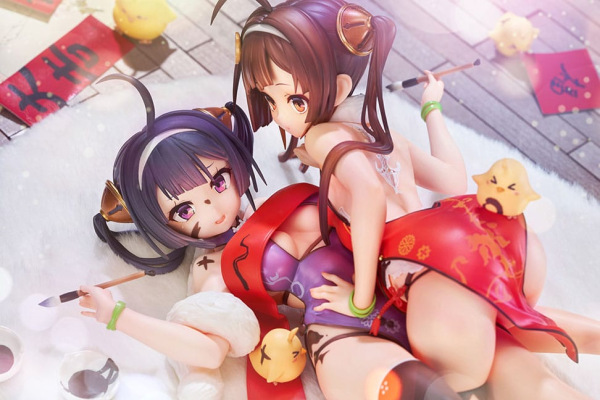 Azur Lane PVC Statue 1/7 Ping Hai & Ning Hai 12 cm 13