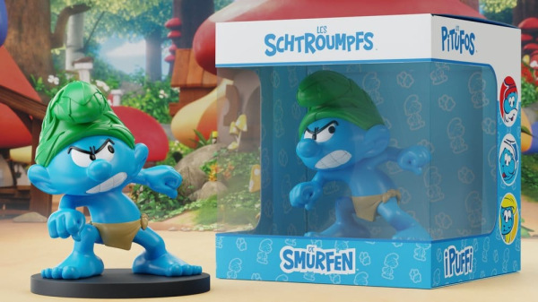 The Smurfs Statue Wild Smurf 10 cm 3