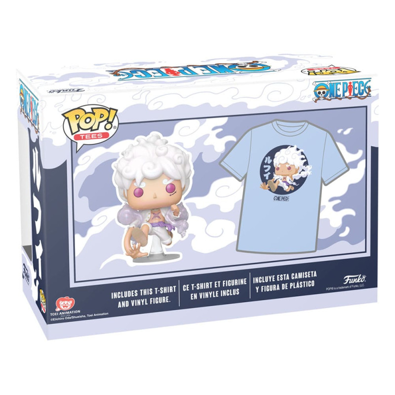 One Piece POP! & Tee Box Luffy Fifth Gear Size L 1