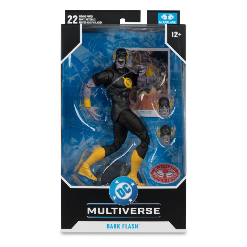 DC Comics DC Multiverse Action Figure Dark Flash (Dark Mulitverse) (Red Platinum Edition) 18 cm 6