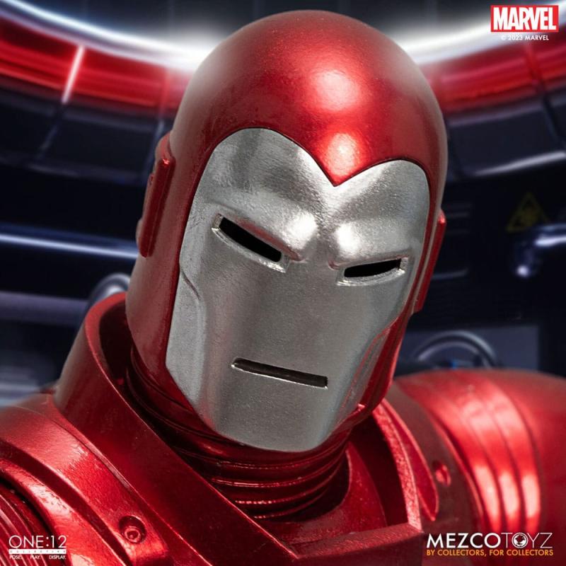Marvel: Iron Man (Silver Centurion Edition) 1/12 Action Figure - Mezco Toys
