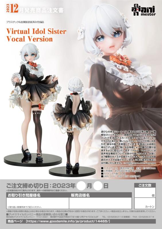 Original Character Statue 1/7 Virtual Idol Sister Vocal Version 23 cm 13