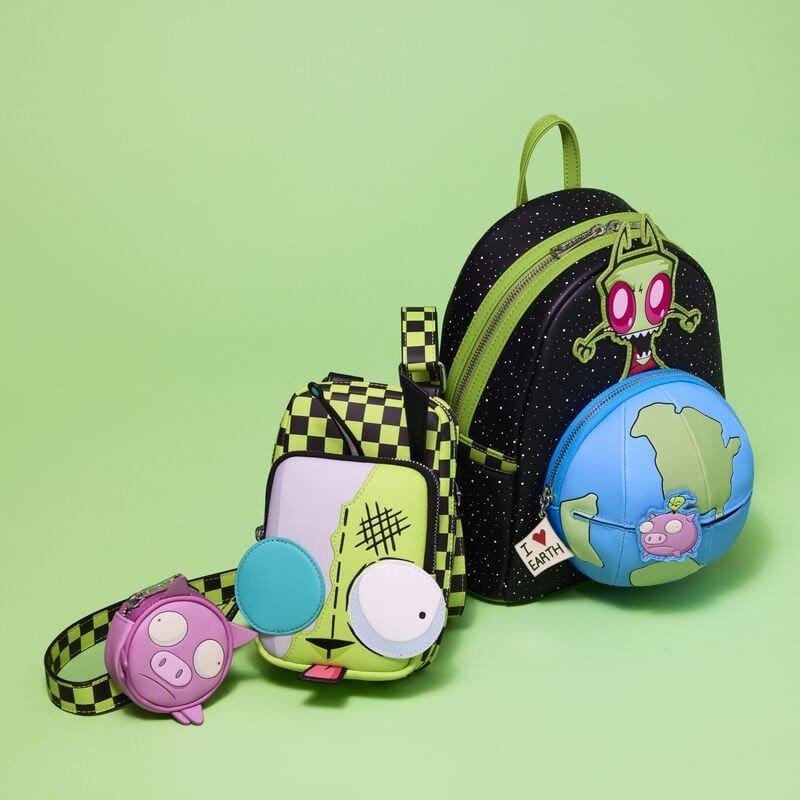 Nickelodeon by Loungefly Crossbody Invader Zim Gir Cellphone 1