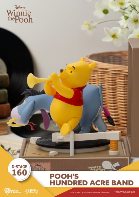 Winnie the Pooh Record Player Series PVC figure Pooh's Hundred Acre Band 12 cm 6