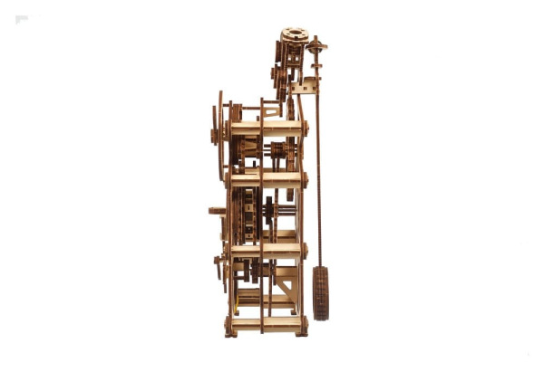 Ugears 3D Wooden Puzzle Engine Clock 7