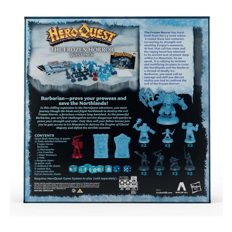 HeroQuest Board Game Expansion The Frozen Horror Quest Pack english