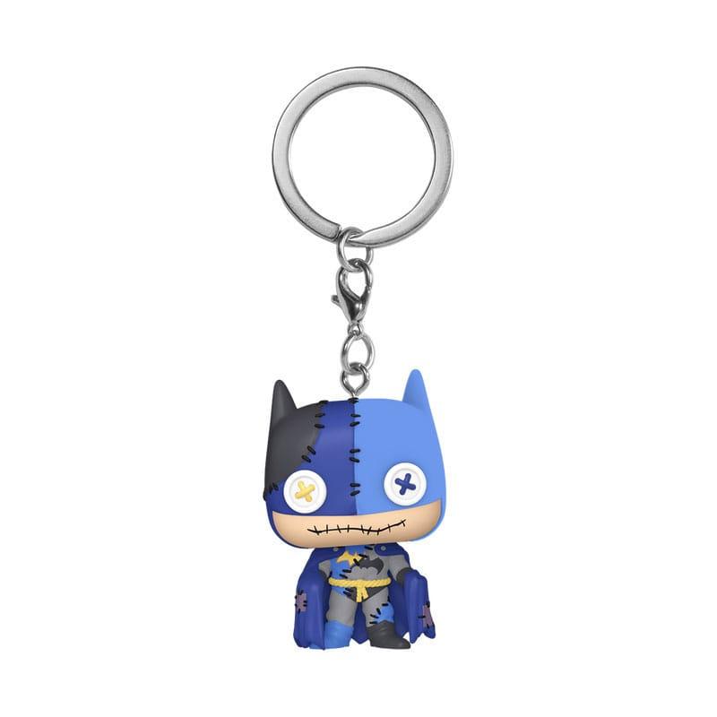 DC Patchwork POP! Vinyl Keychains 4 cm Batman Display (12)