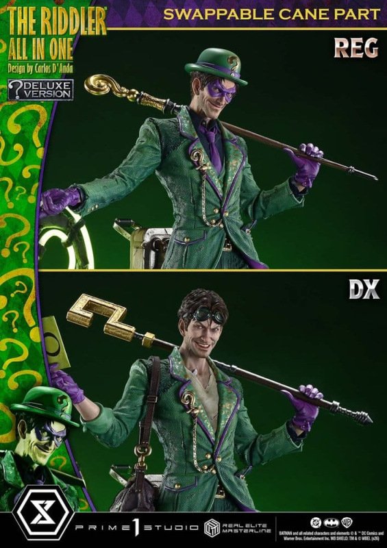 DC Comics Real Elite Masterline Series Statue 1/3 The Riddler All In One (Design by Carlos D'Anda) D 10