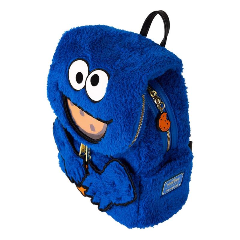 Sesame Street by Loungefly Plush Mini Backpack Cookie Monster 10