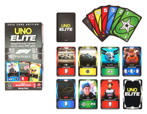 Formula 1 UNO Card Game Elite F1 Starter-Set 1