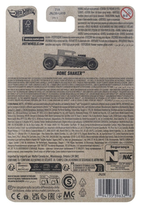 Masters of the Universe Silver Series Die-Cast Vehicle 1/64 Bone Shaker 1