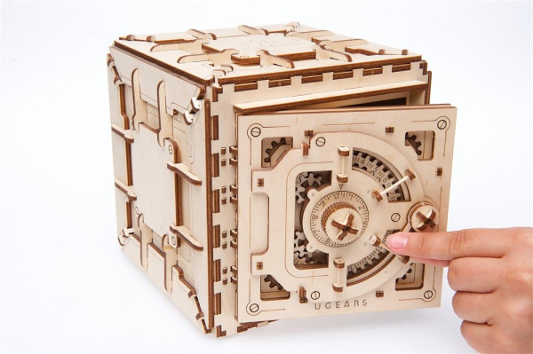 Ugears 3D Wooden Puzzle Safe 7