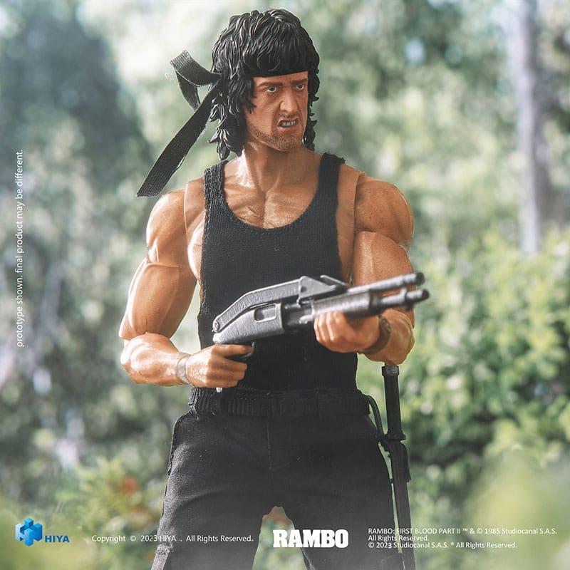 First Blood II: John Rambo 1/12 Exquisite Super Series Actionfigur - Hiya Toys