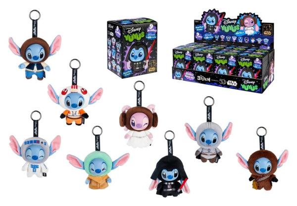 Disney YUYUS Plush Keychains Stitch x Star Wars 12 cm Blindbox Display (8) 1