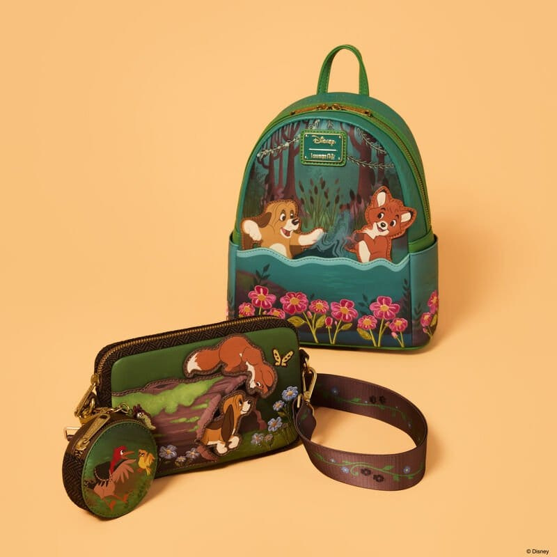 The Fox and the Hound by Loungefly Canvas Tote Bag Tod & Vixey 1