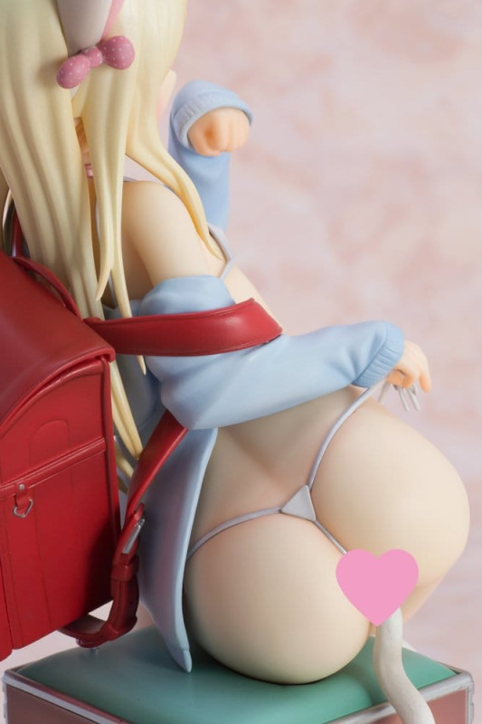 Hatsukoi Ribbon PVC Figure 1/6 Yuu White cat Ver. 25 cm 5