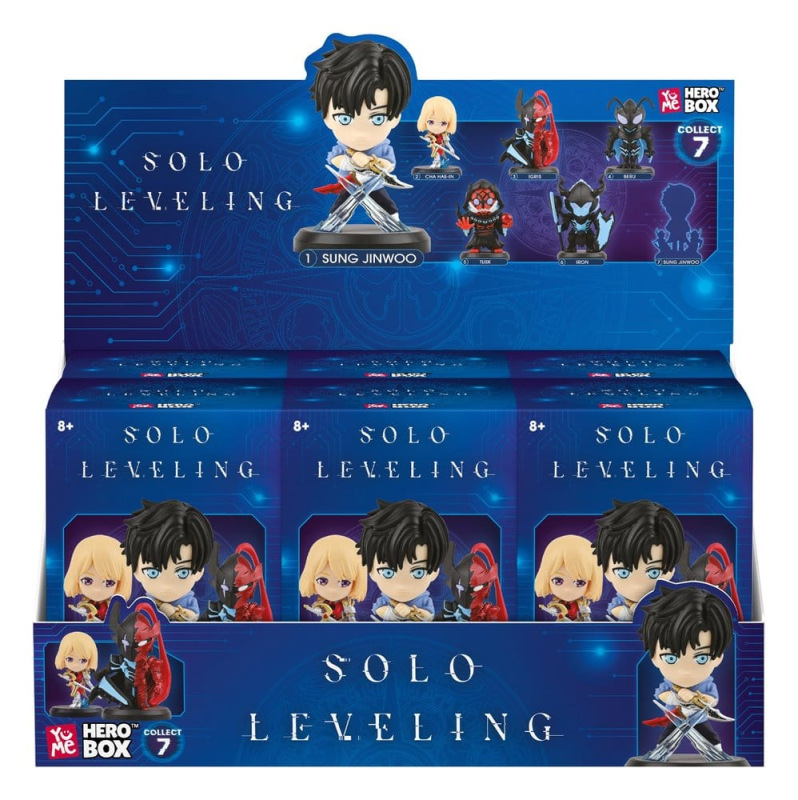 Solo Leveling Hero Box Mini Figures Shadow Rising Series Blind Box Display (12)