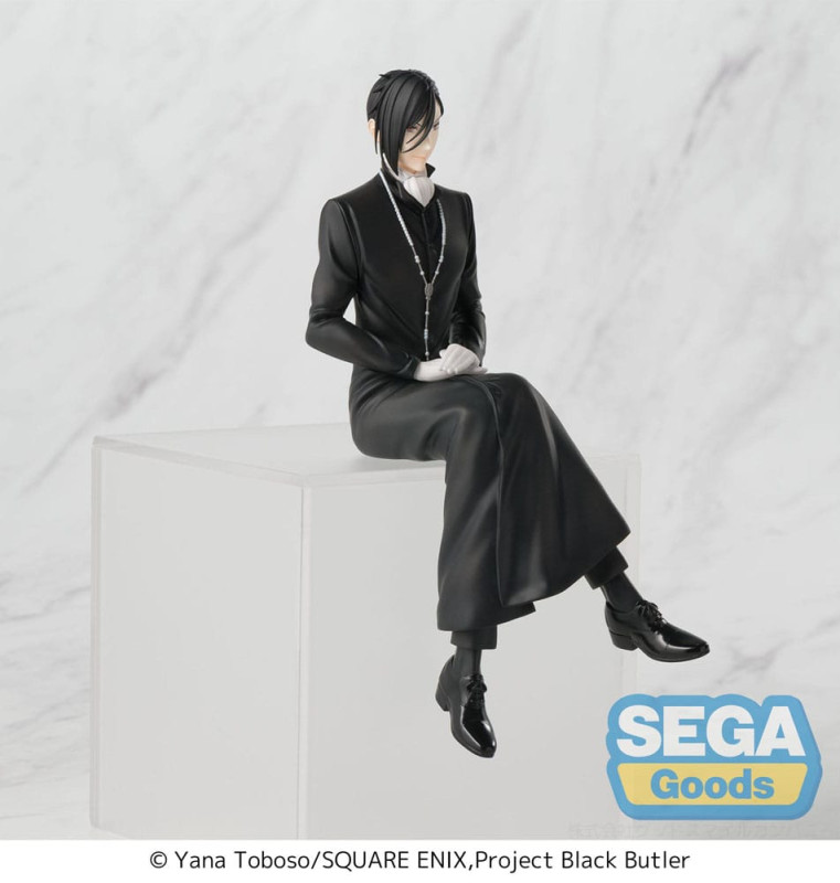 Black Butler: Boarding School Arc PM Perching PVC Statue Sebastian Michaelis 16 cm 2