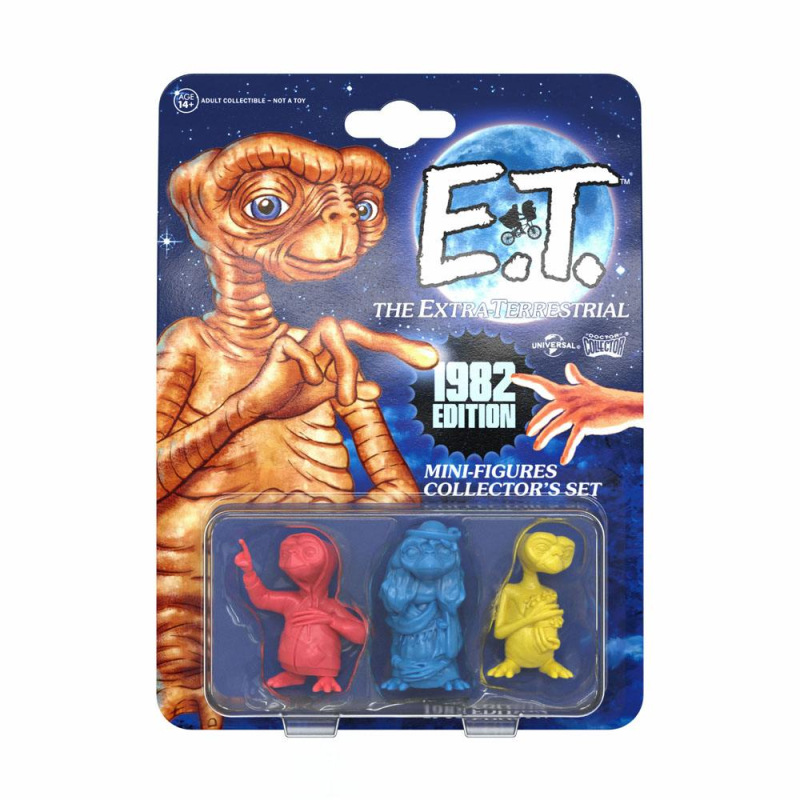 E.T. the Extra-Terrestrial Collector's Set Mini Figures 3-Pack 1982 Edition 5 cm 1