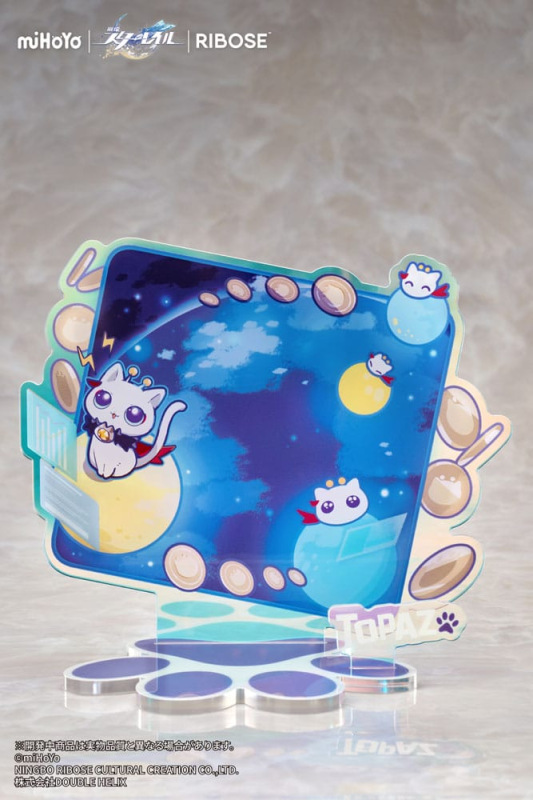 Honkai: Star Rail Rise Up Chibineko Series PVC Statue Topaz & Numby Ver. 18 cm 3