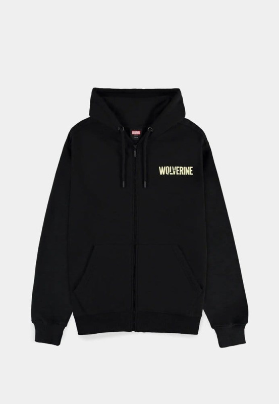 Marvel Zipper Hoodie Wolverine Black Size M 1