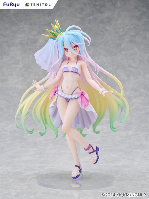 No Game No Life Tenitol Tall PVC Figure Shiro swimwear dress Ver. 29 cm 9