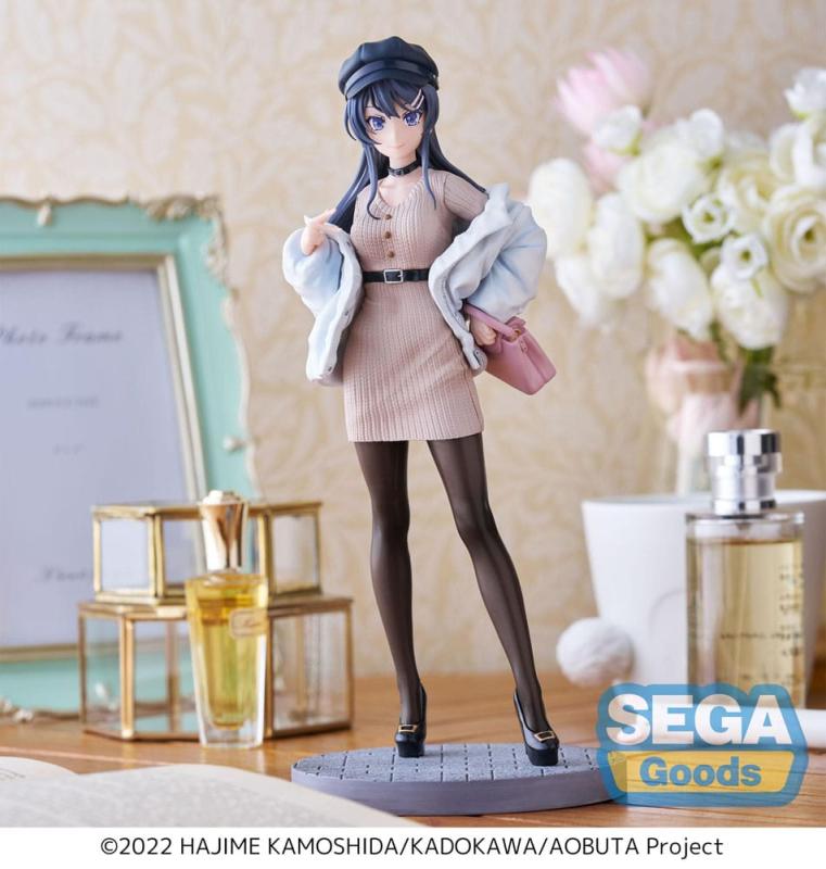 Rascal Does Not Dream of a Bunny Girl Senpai Luminasta PVC Statue Mai Sakurajima Casual Clothes Ver.