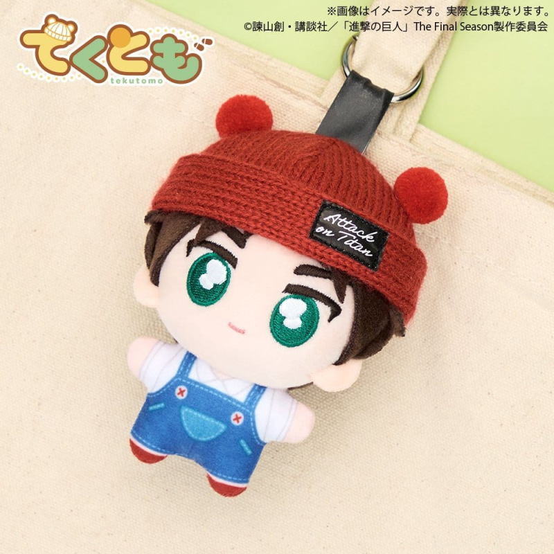 Attack on Titan tekutomo Plush Keychains Blind Box Display (6) 1