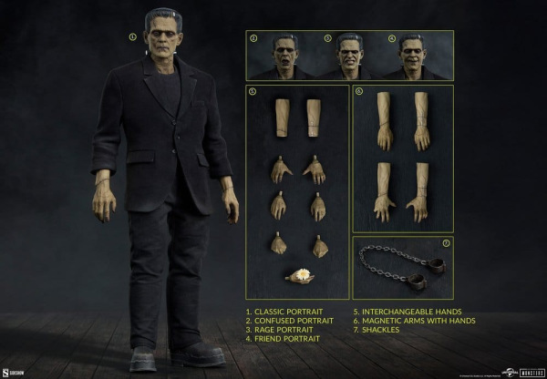 Universal Monsters Action Figure 1/6 Frankenstein (Deluxe Plus Edition) 33 cm 12