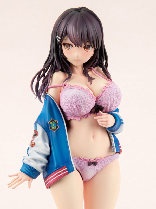 Original Character PVC Statue 1/6 Sukajan Jacket Kanojo wa Cool de Itai! Kyouka Kagura 27 cm 1