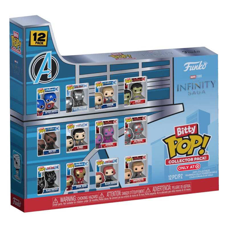 Marvel Bitty POP! Vinyl Figure 12-Pack Infinity Saga 2,5 cm 1