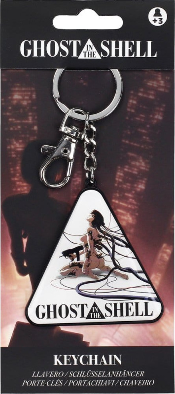 Ghost in the Shell Metal Keychain Resting Motoko 14 cm 1
