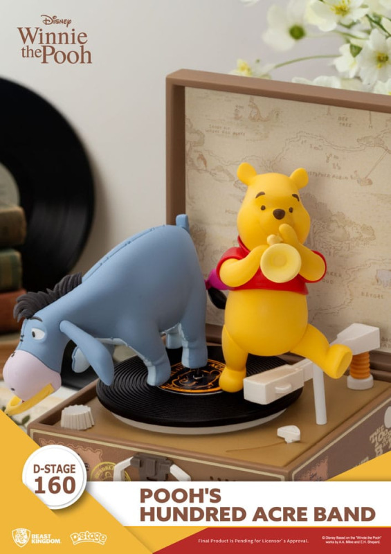 Winnie the Pooh Record Player Series PVC figure Pooh's Hundred Acre Band 12 cm 5