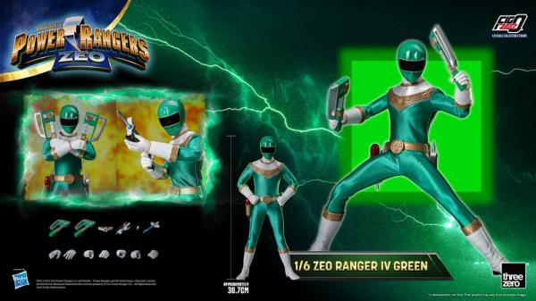 Power Rangers Zeo FigZero Action Figure 1/6 Ranger IV Green 30 cm 10